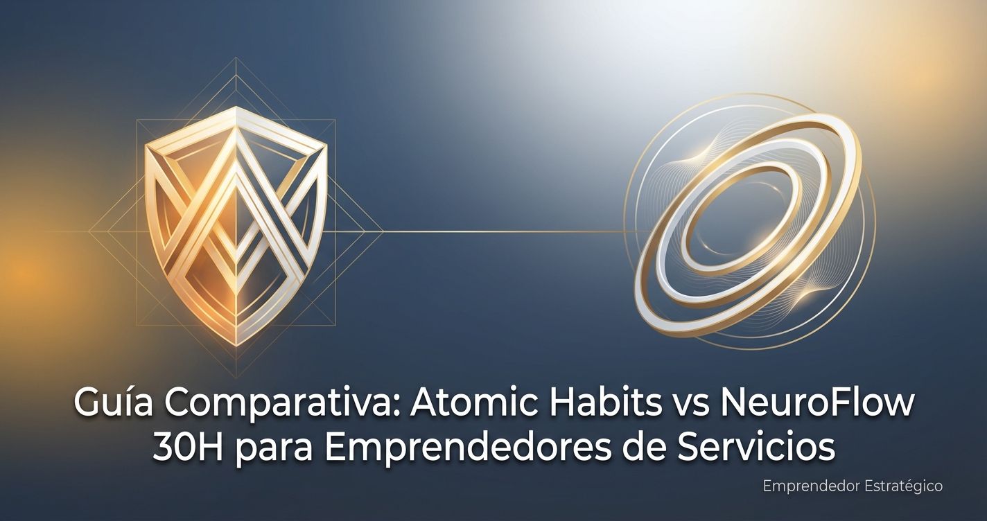 Guía Comparativa: Atomic Habits vs NeuroFlow 30H para Emprendedores de Servicios