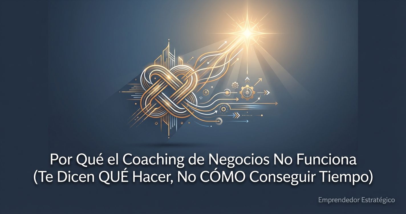 Por Qué el Coaching de Negocios No Funciona (Te Dicen QUÉ Hacer, No CÓMO Conseguir Tiempo)