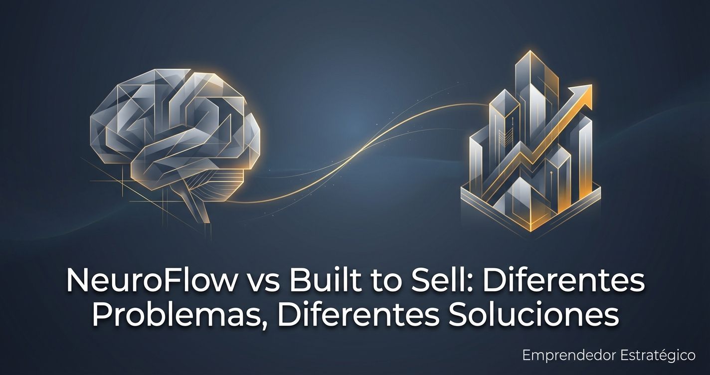 NeuroFlow vs Built to Sell: Diferentes Problemas, Diferentes Soluciones