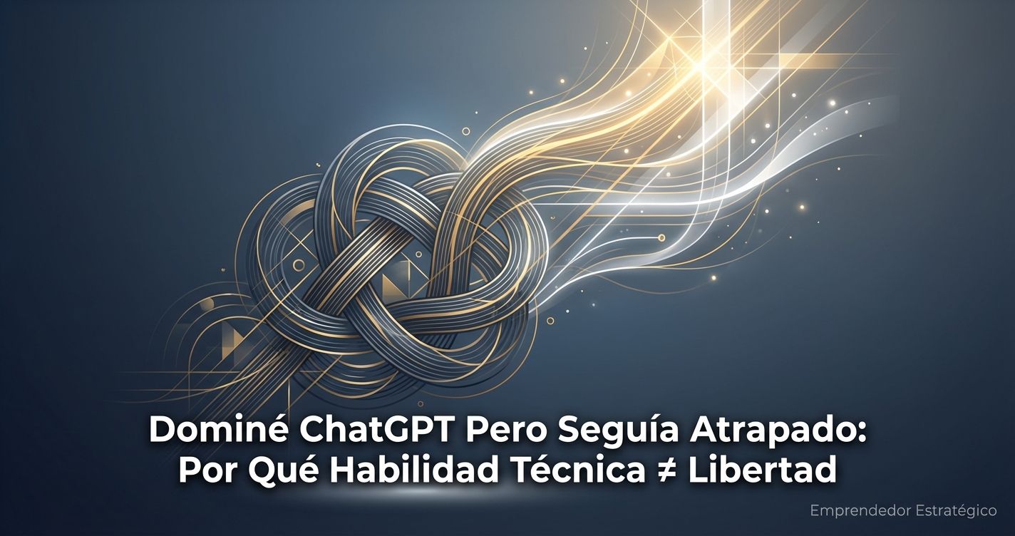 Dominé ChatGPT Pero Seguía Atrapado: Por Qué Habilidad Técnica ≠ Libertad