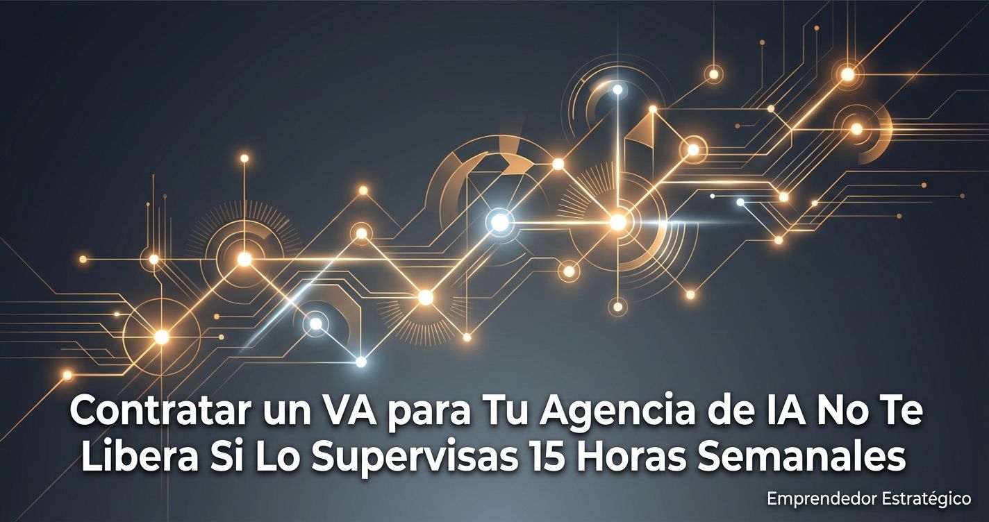 Contratar un VA para Tu Agencia de IA No Te Libera Si Lo Supervisas 15 Horas Semanales